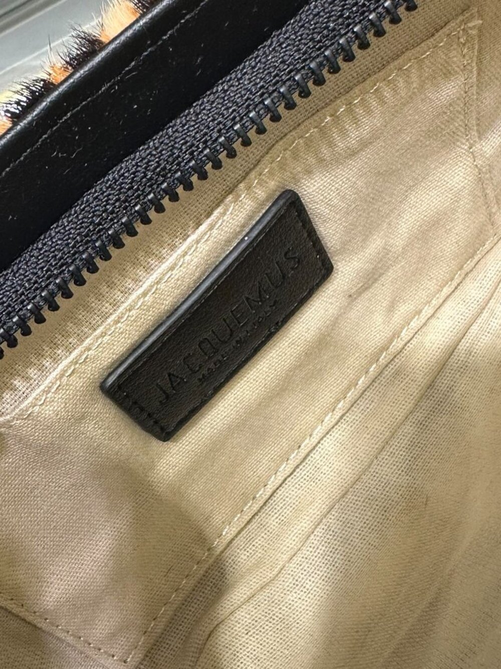 Jacquemus Brown Leopard-Print Shoulder Bag - Picture 8 of 8